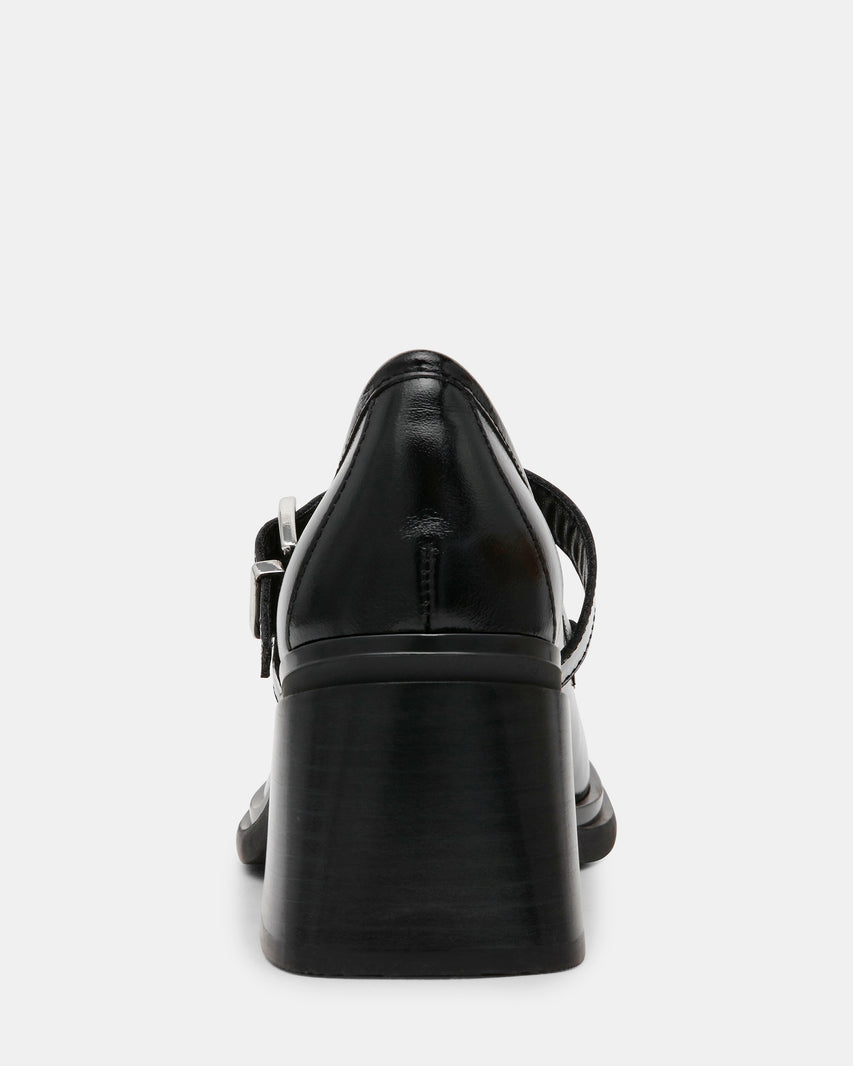 BEVERLEE BLACK LEATHER