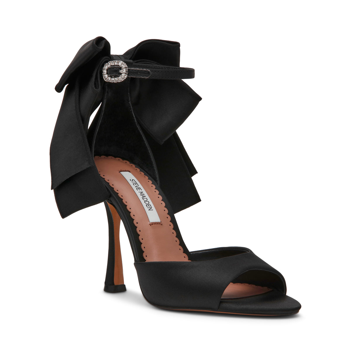 Steve Madden Australia BOUGIE BLACK SATIN - position 8
