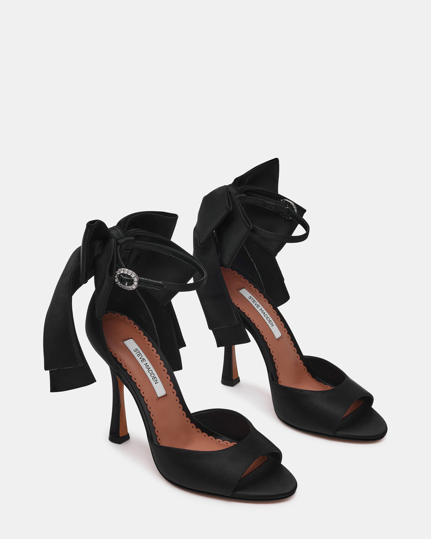 Steve Madden Australia BOUGIE BLACK SATIN - position 9 - view 4