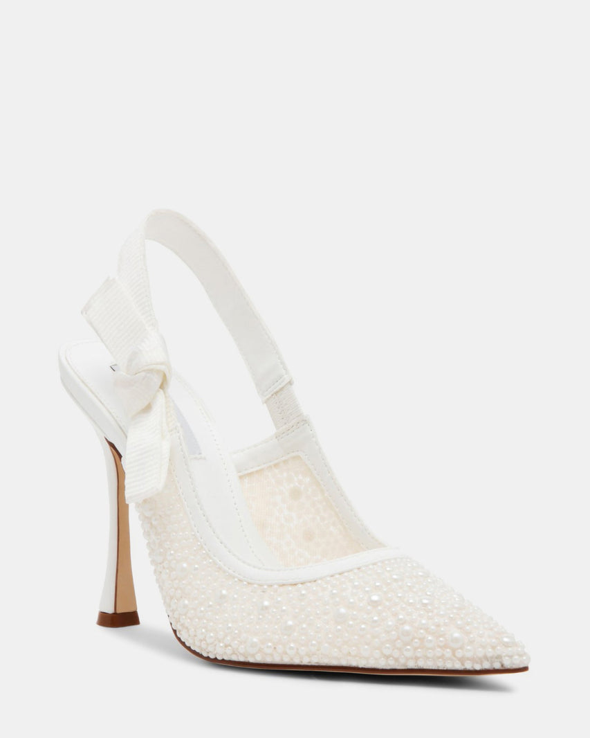 BRI WHITE LACE PEARL & BAMOUR-P WHITE - view 4