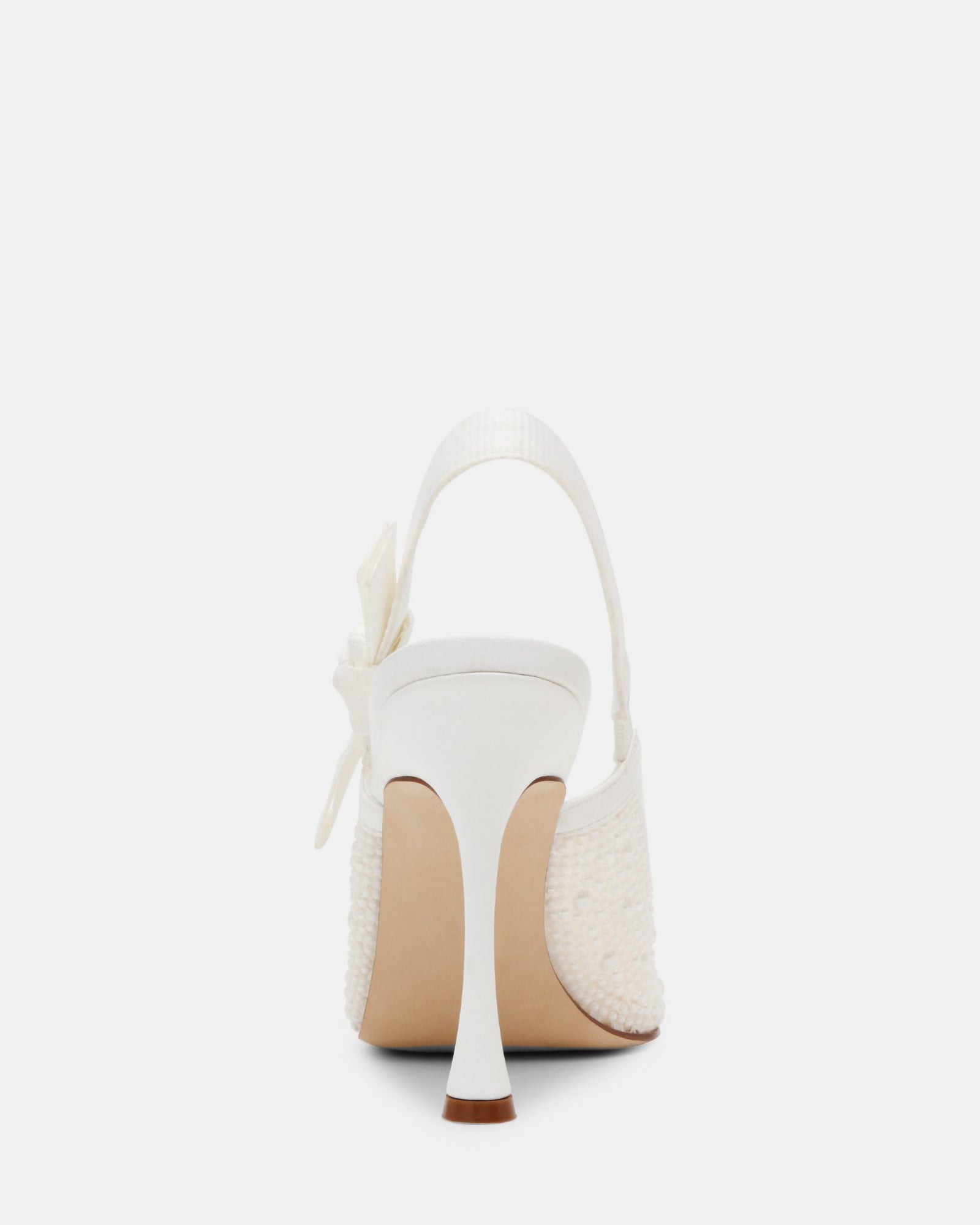 Steve Madden BRI ホワイトレース パール BRI White Lace Slingback Pump Women's Heel – Steve Madden