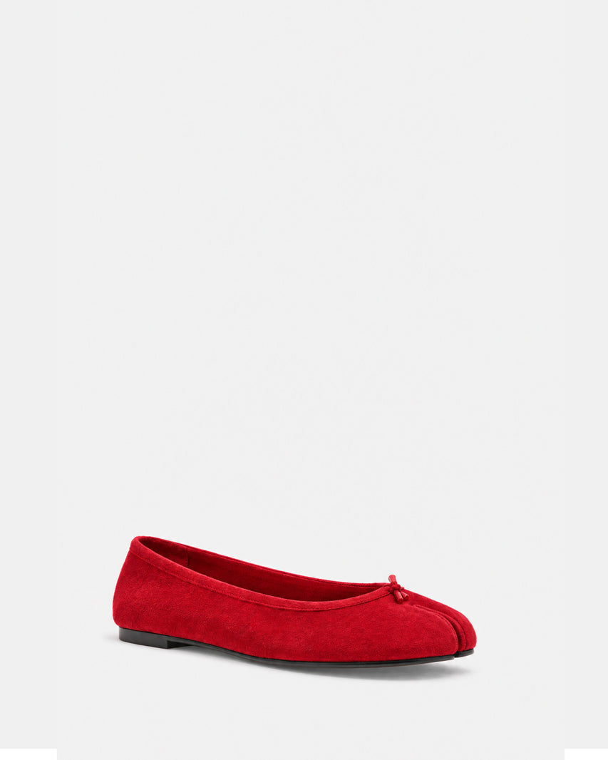 CALICO RED SUEDE