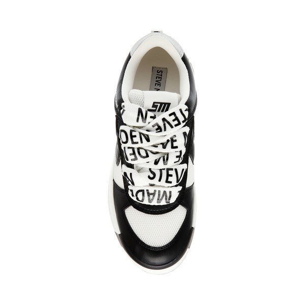 CHARGE UP Black White Sneakers - Steve Madden Australia