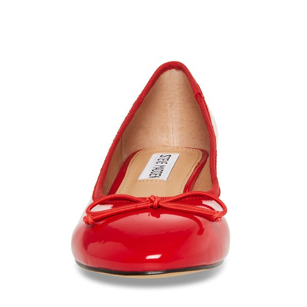 CHERISH Red Patent Heels by Steve Madden - front view