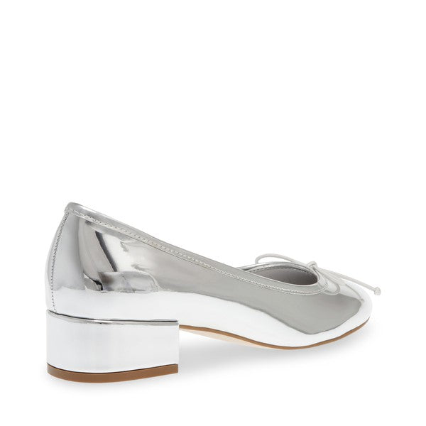 CHERISH Silver Heels by Steve Madden - back side view