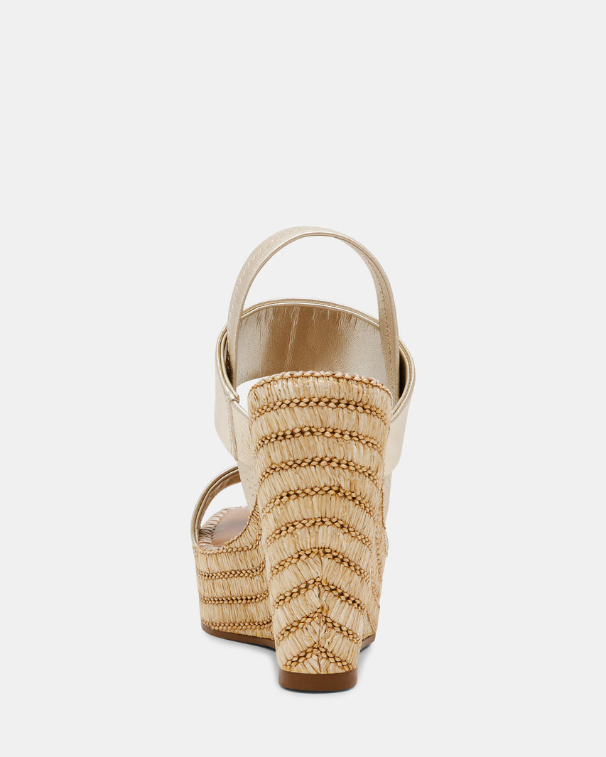 CONTESSA GOLD LEATHER