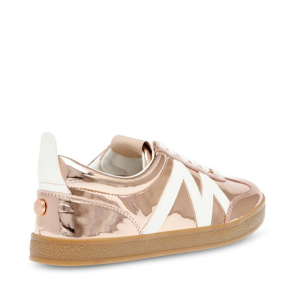 Rose gold metallic sneakers deals