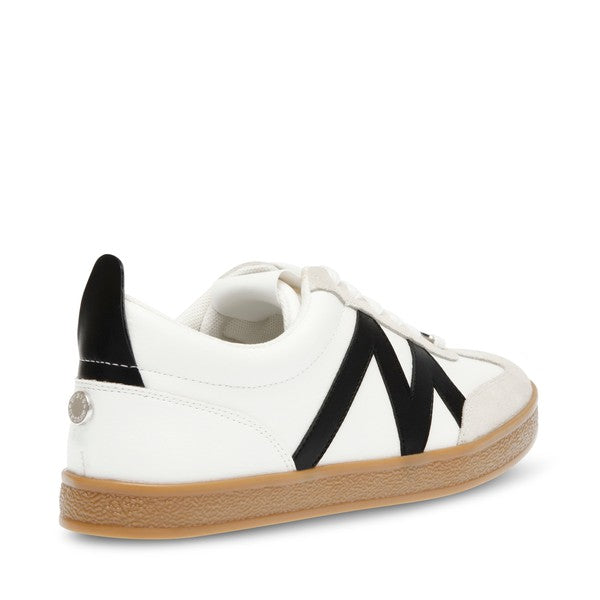 DEGREEE White Grey Sneakers by Steve Madden - back side view