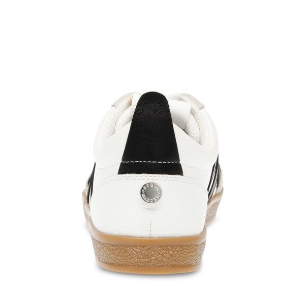 DEGREEE White Grey Sneakers by Steve Madden - back view