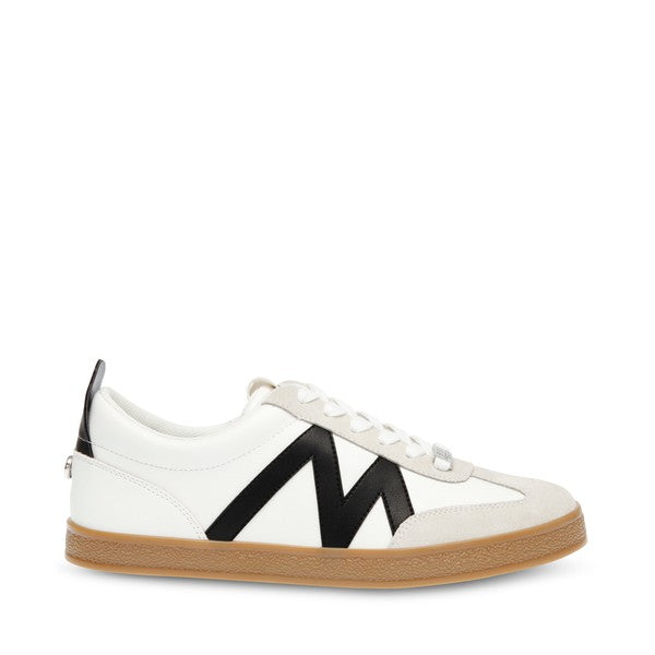 DEGREEE White Grey Sneakers by Steve Madden - side view