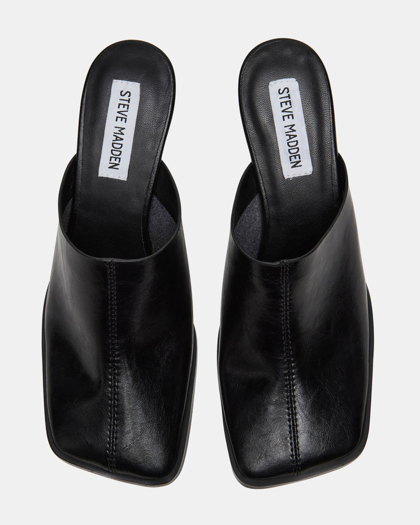 DEMPSEY BLACK LEATHER