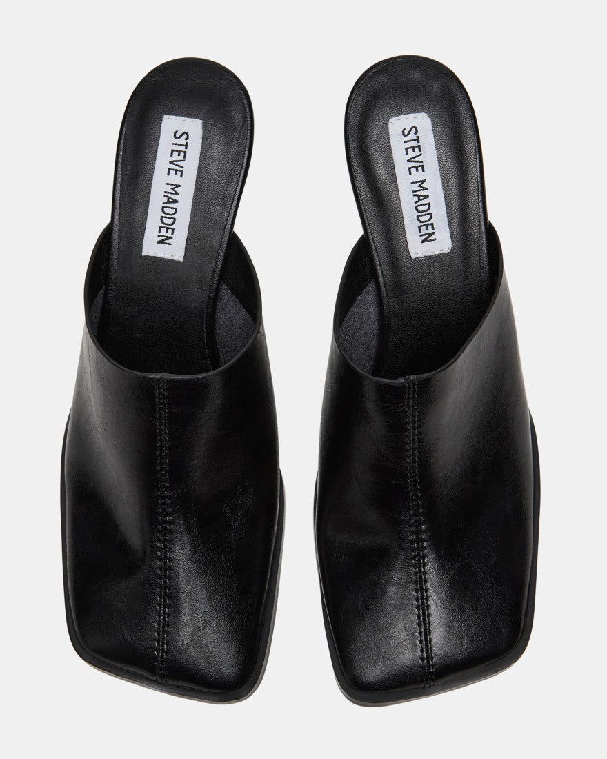 DEMPSEY BLACK LEATHER