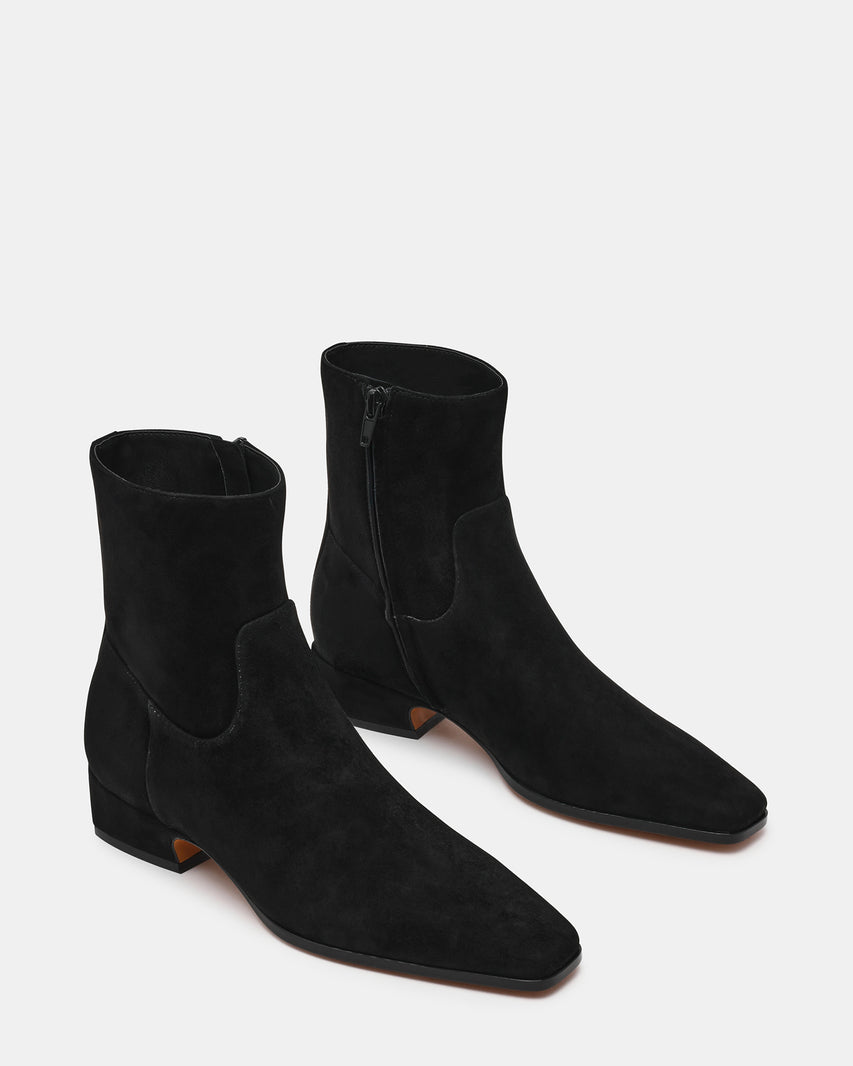 DUSTY BLACK SUEDE