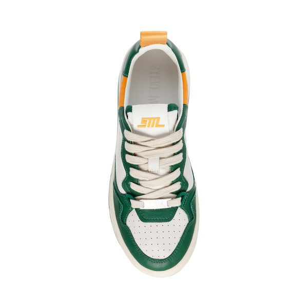 ECSTATIC Green Multi Sneakers by Steve Madden - top view