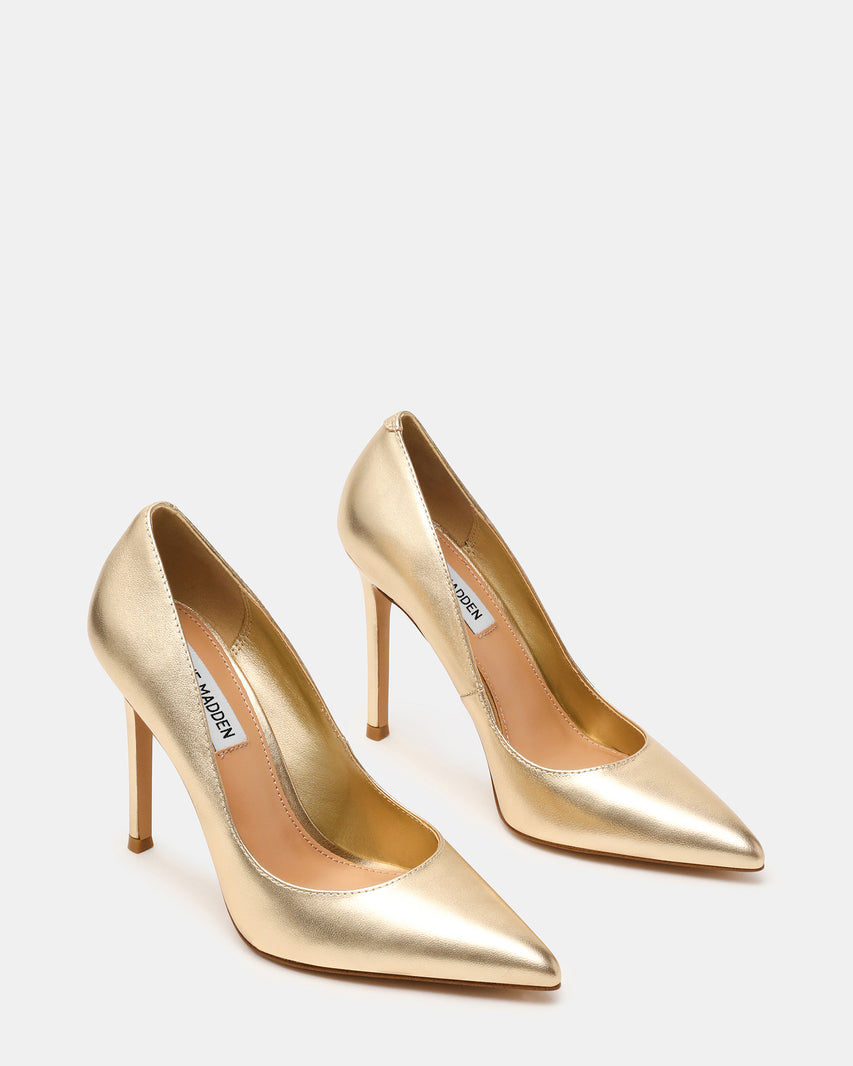 EVELYN GOLD LEATHER