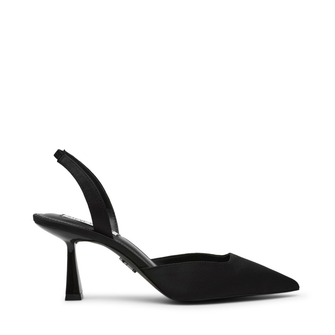 FINLEE BLACK SATIN | Steve Madden Australia