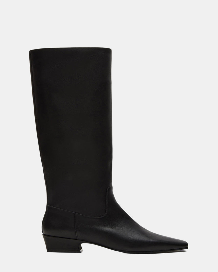 GWYNETH BLACK LEATHER