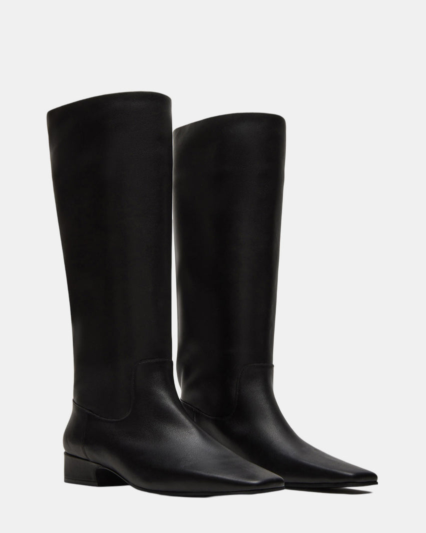 GWYNETH BLACK LEATHER