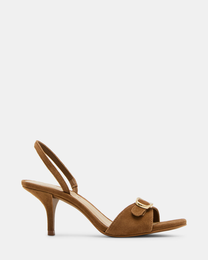 HENRIETTA COGNAC SUEDE