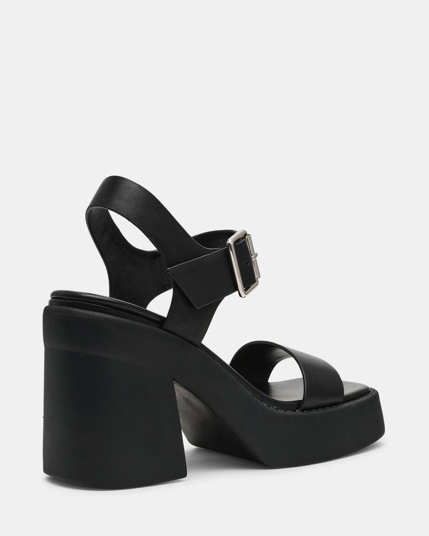 KANDRA BLACK LEATHER