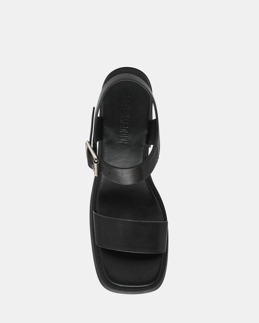 KANDRA BLACK LEATHER