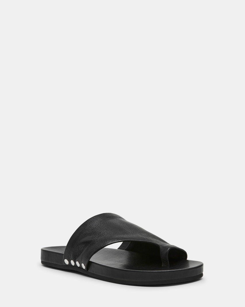 KESSEY BLACK LEATHER - view 2