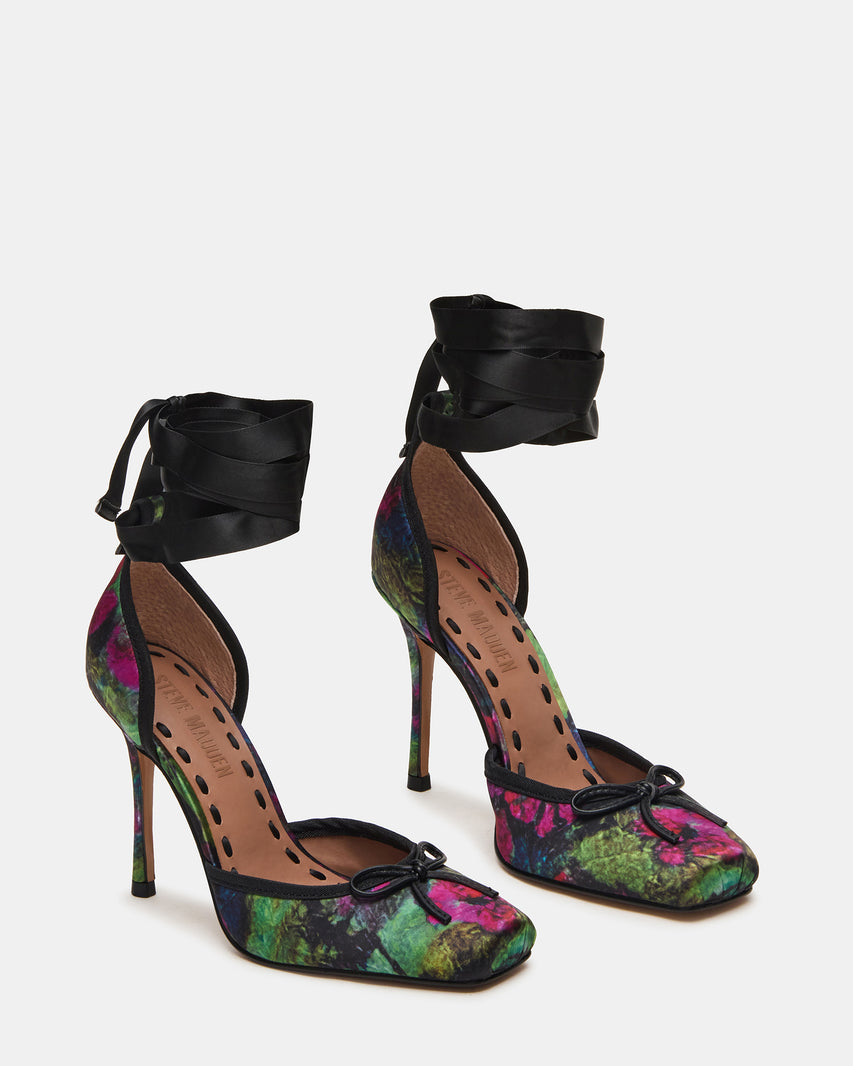 LARINA FLORAL SATIN - view 2