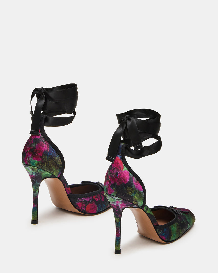LARINA FLORAL SATIN - view 3