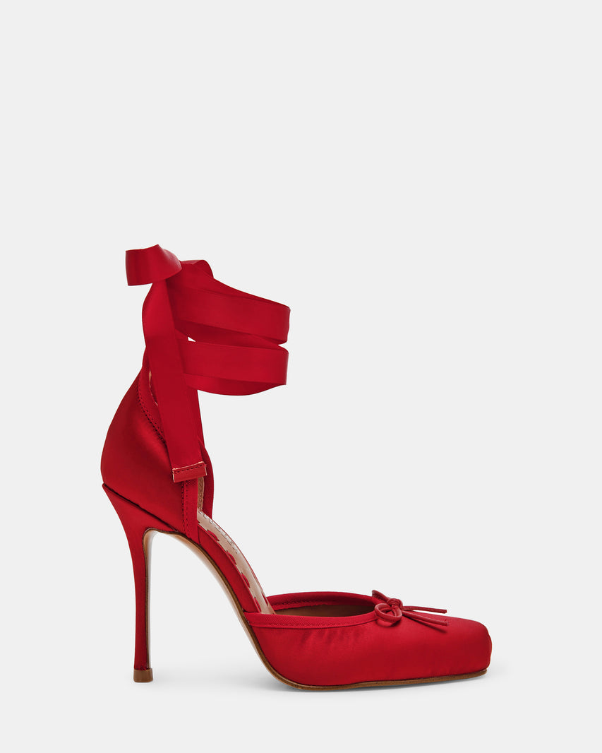 LARINA RED SATIN