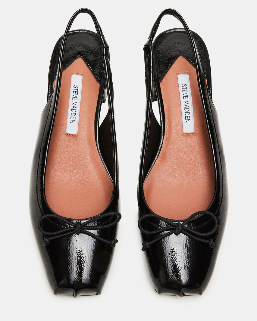 LOVED BLACK CRINKLE PATENT - view 4