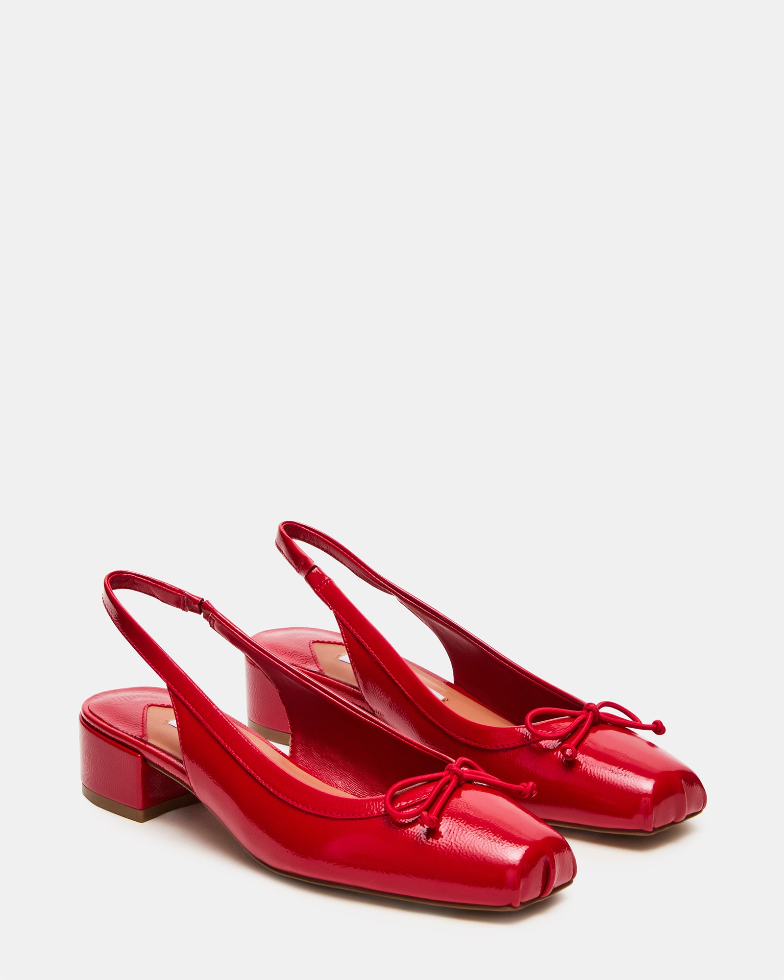 LOVED RED CRINKLE PATENT - view 2