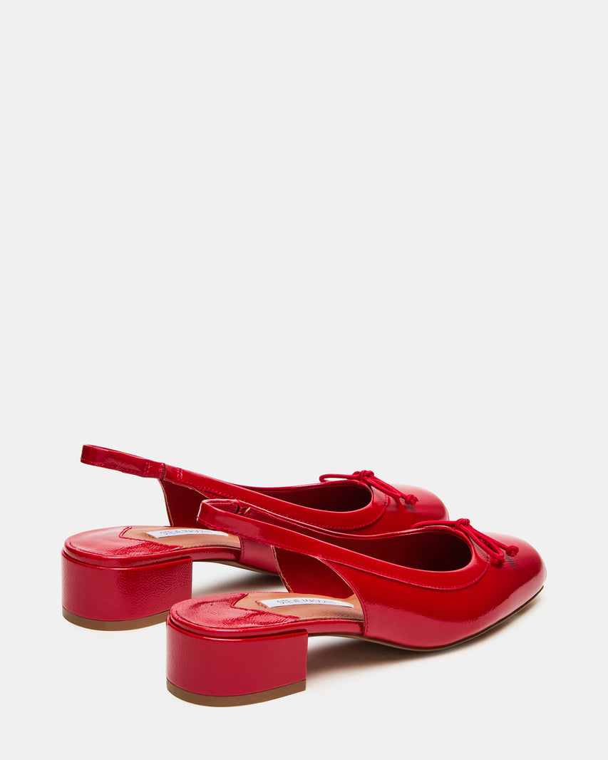 LOVED RED CRINKLE PATENT - view 4