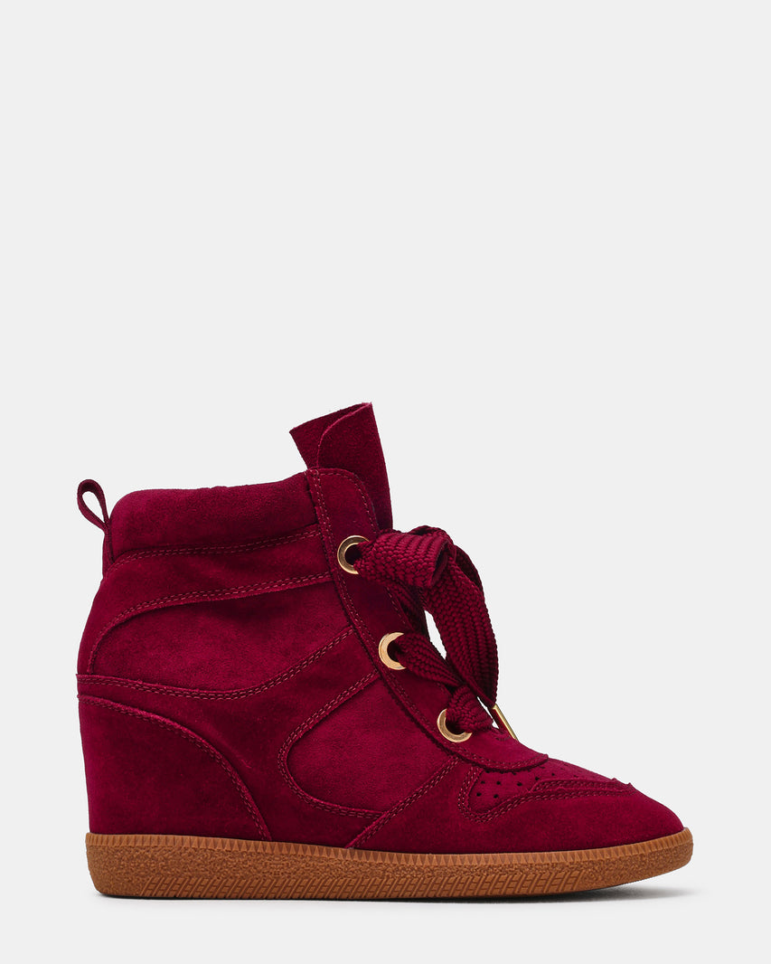 MABLES BURGUNDY SUEDE