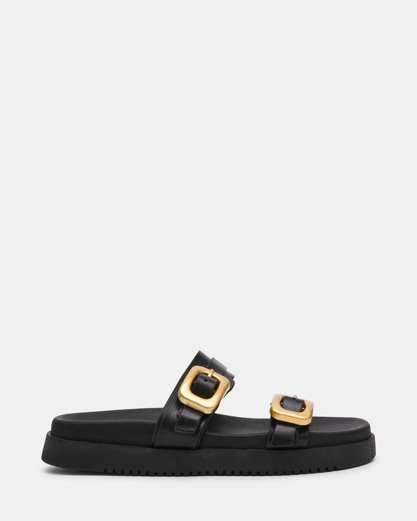 MARGEY BLACK LEATHER