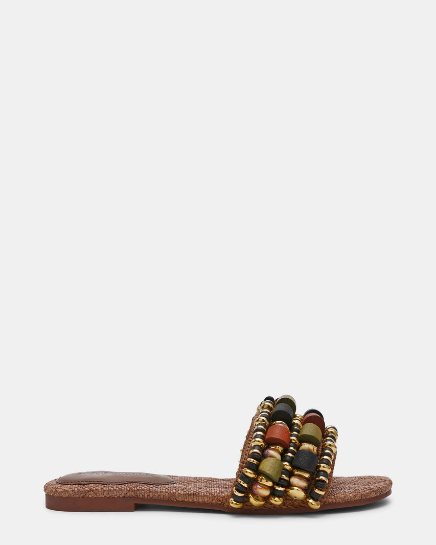 MARIKA-B BROWN RAFFIA