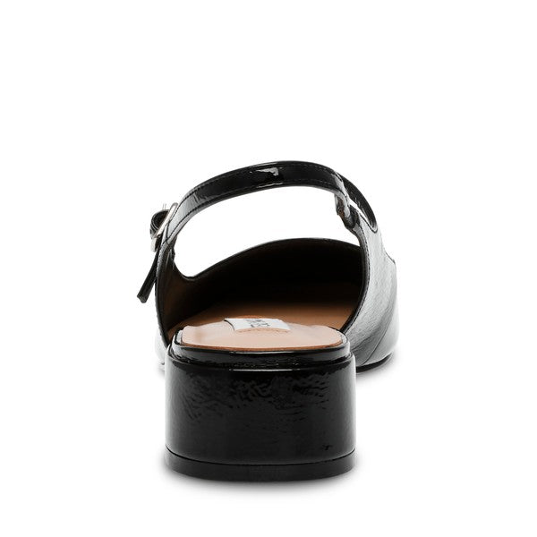 MARJORIE-E Black Mary Janes by Steve Madden - back view