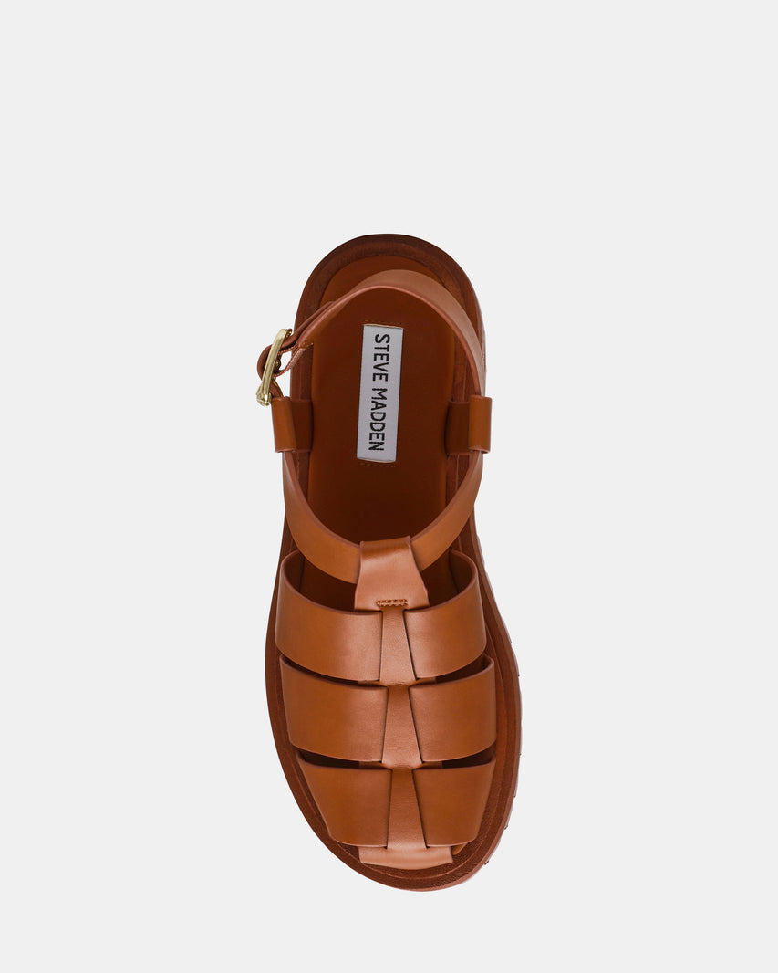 MARKET COGNAC LEATHER