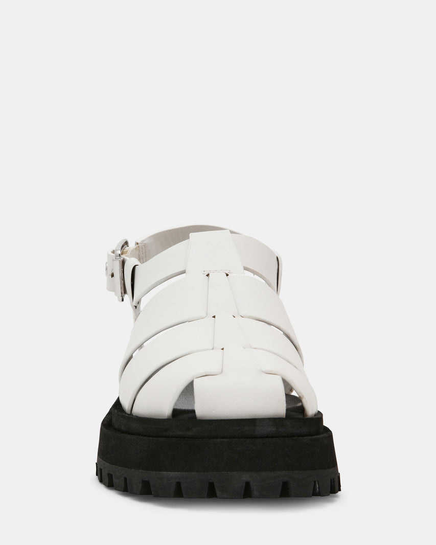 MARKET WHITE LEATHER