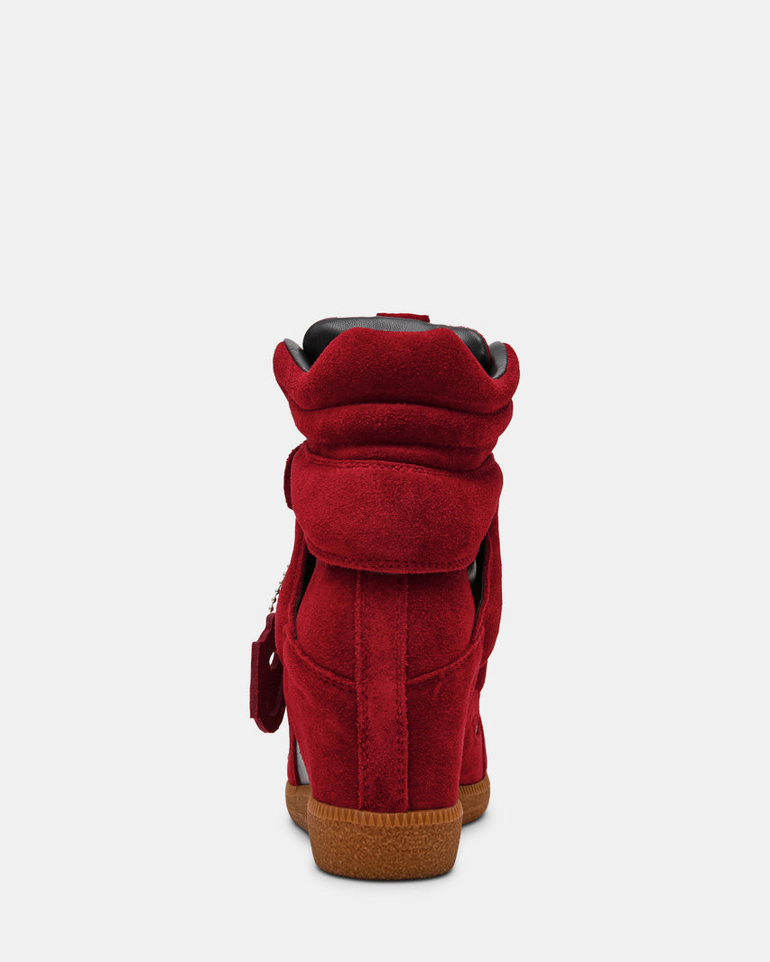 MAVIS BURGUNDY SUEDE - view 6