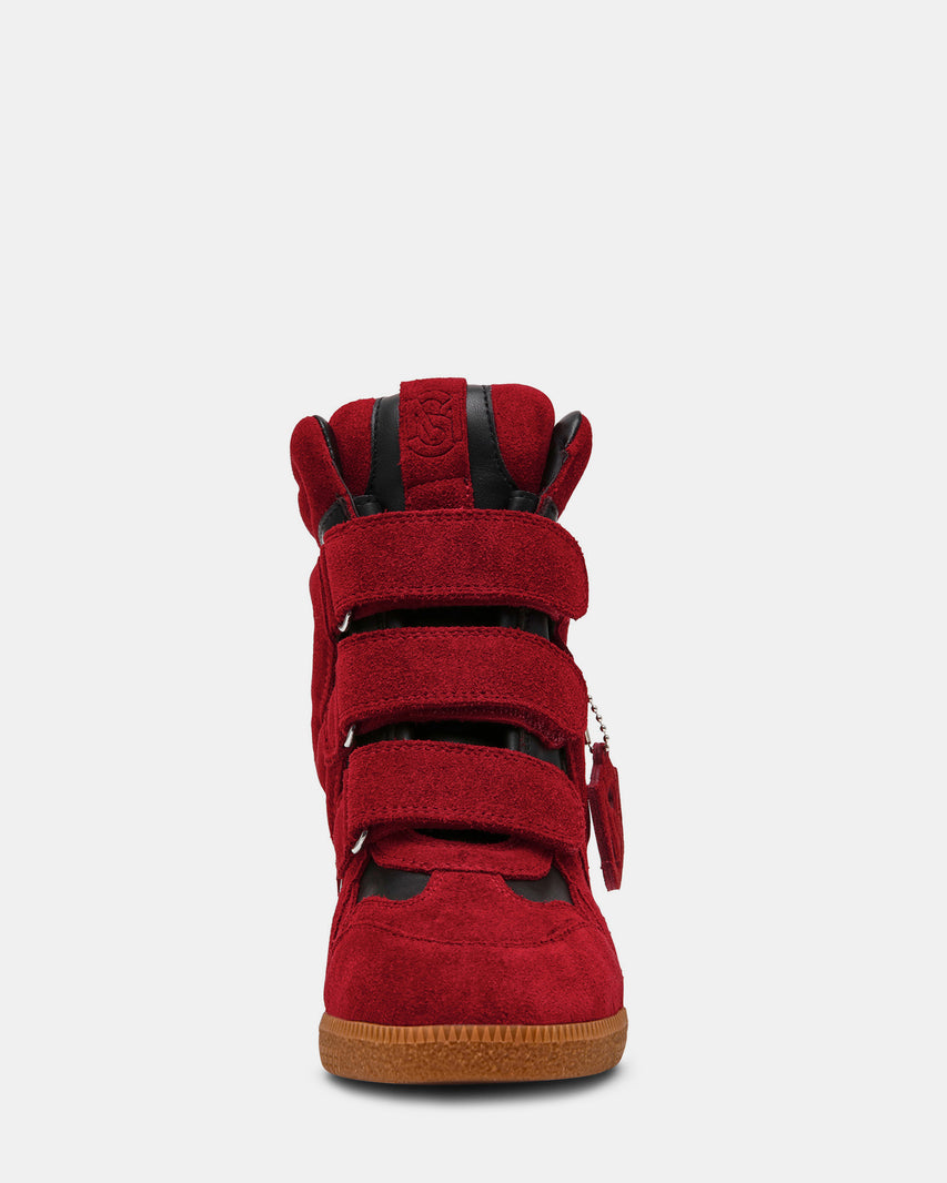 MAVIS BURGUNDY SUEDE - view 3