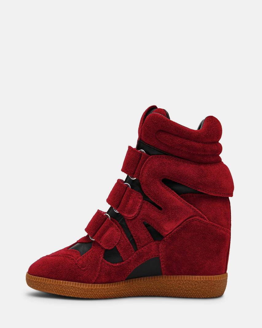 MAVIS BURGUNDY SUEDE - view 7
