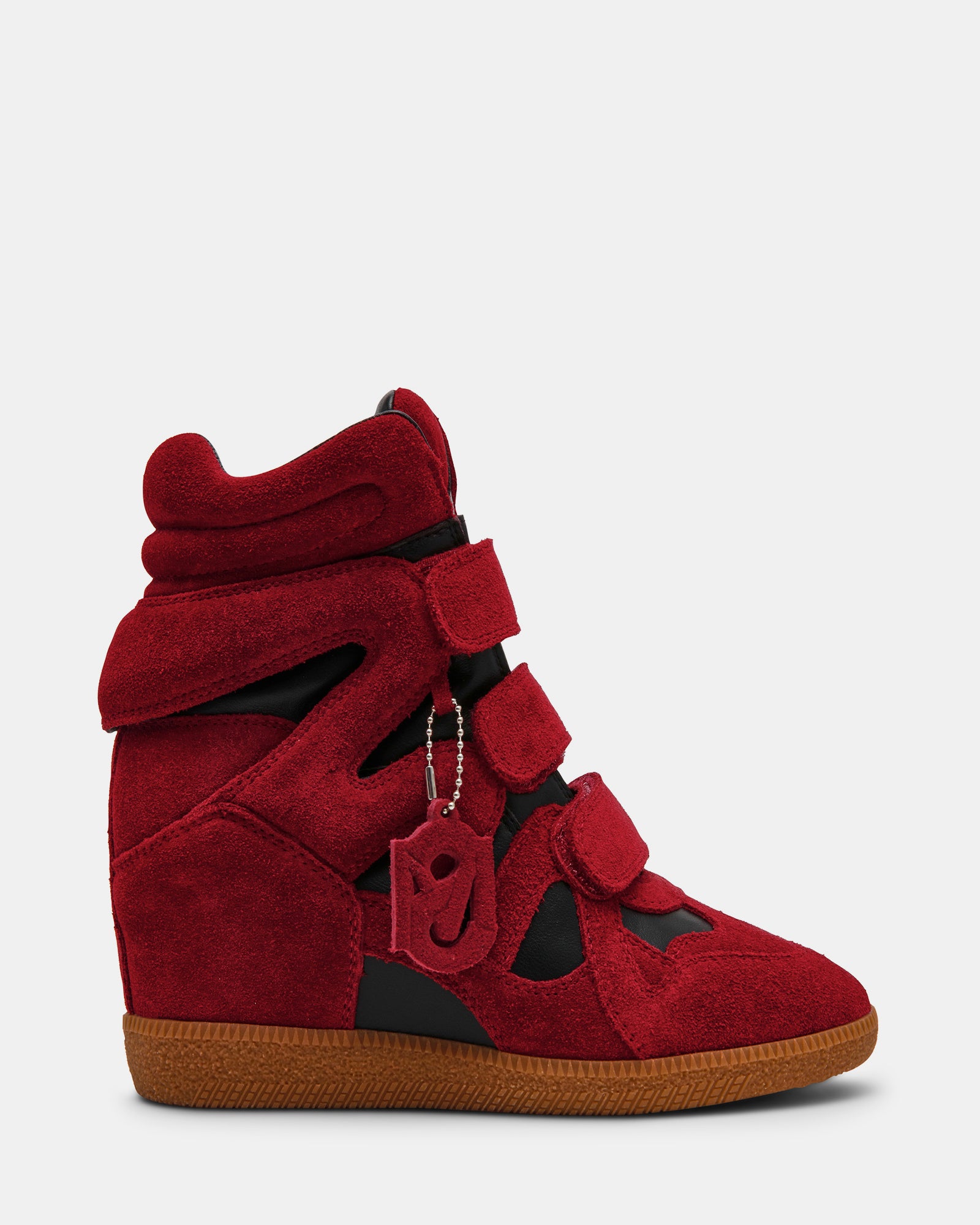 MAVIS BURGUNDY SUEDE