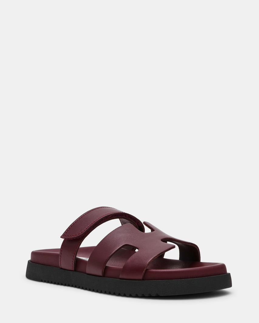 MAYVEN-CN CHERRY LACQUER LEATHER