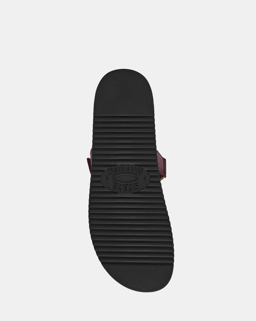 MAYVEN-CN CHERRY LACQUER LEATHER