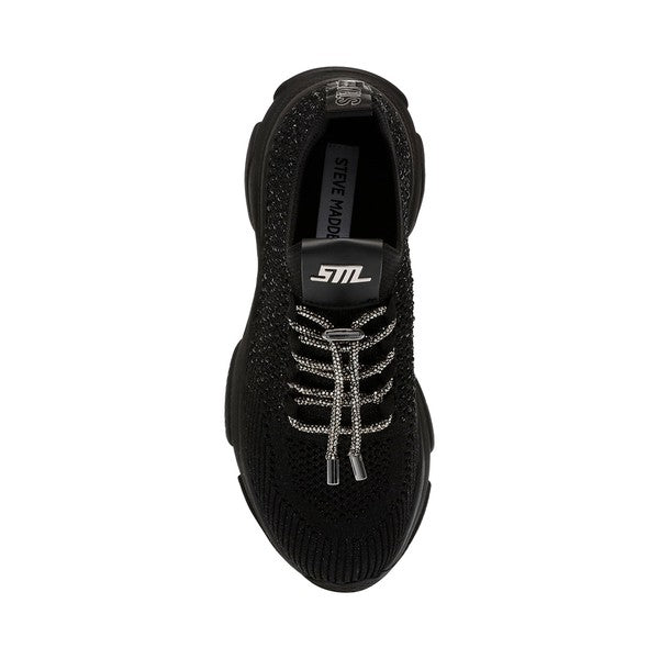 METER Black Sneakers by Steve Madden - top view