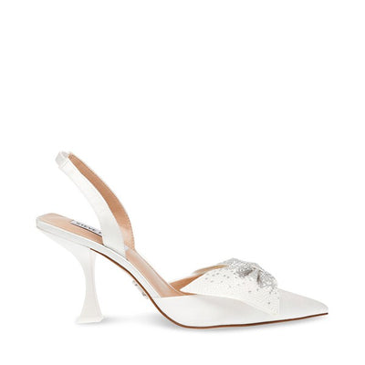 Steve Madden Australia NITEOWL-P IVORY SATIN TOP PICKS WOMEN'S SHOES