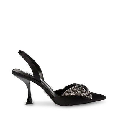 Steve Madden Australia NITEOWL BLACK SATIN TOP PICKS WOMEN'S SHOES