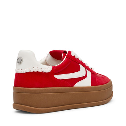 OFF-TRACK RED SUEDE