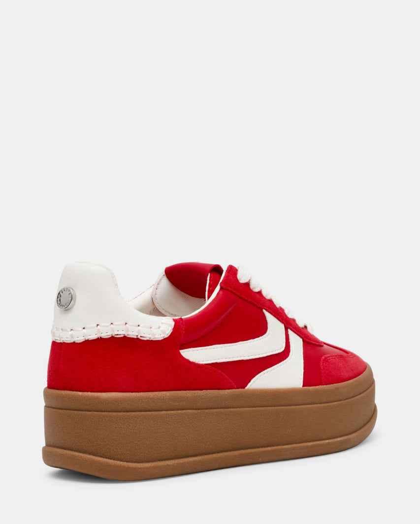 OFF-TRACK RED SUEDE