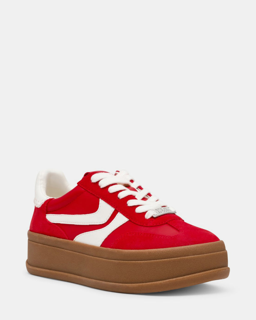 OFF-TRACK RED SUEDE
